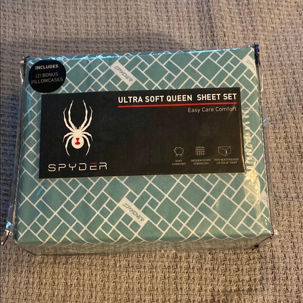 Spyder Blue Ultra Soft Sheet Set